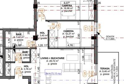Vanzare apartament 3 camere bloc nou Finisat 4 km de Auchan Iris, Cluj-Napoca - 2