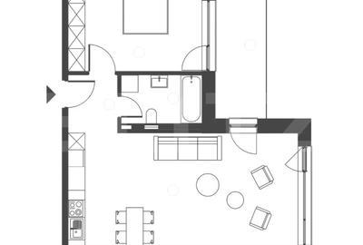 Comision 0 ! Somesului 15 |  2 Camere Finisat | Semicentral | 63 mp - 4