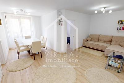 Apartament cu 3 camere semidecomandat în Turnișor