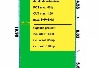 Bucurestii Noi, zona Laminorului, teren 200 mp, d=10m, casa demolabila - 3