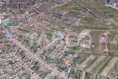 Teren intravilan de vanzare cu PUZ aprobat pentru duplex in Selimbar - 1