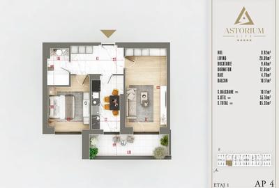 Apartament 2 Camere Moderne în Complex Rezidențial de Lux | Comision 0% - 3