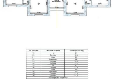 Duplex despartit prin spatiu tehnic - 6