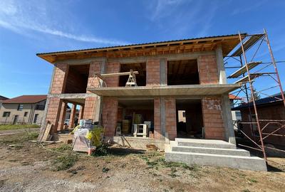 Casa individuala 160MP + Teren 500 MP l Semifinisata l Luna de Sus - 1