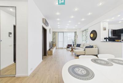 Apartament cu 3 camere semidecomandat, mobilat în Herăstrău