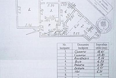 Apartament 2 camere decomandate – Siderurgiștilor Vest, etaj 1 - 14