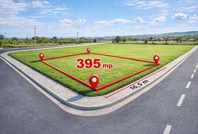 Teren Intravilan | Alba-Micesti | ORIZONT | 395 mp. | d=16,50 m | Apa Curent Gaz - 1