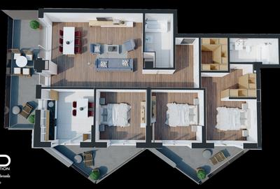 AP. 4 CAMERE | SE | 129 MP | SHOPPING CITY SIBIU | Evolution Apartments - 4