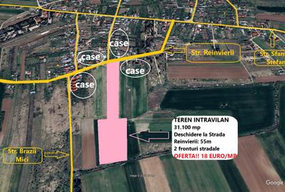 Proprietar - Teren Unicat  Peris - Intravilan - 31.100 mp - Utilitati - 2