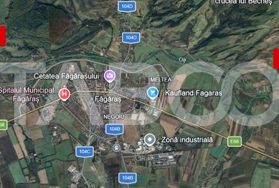 Teren Intravilan 1440 mp cu toate utilitatile Zona Meltea Fagaras - 1