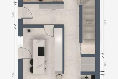 Casa noua , D+P+E+M, cu 5 camere, garaj dublu, in Dambu Rotund! - 16