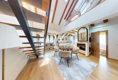 Penthouse superb pe 2 niveluri, mobilat si utilat confort lux - 13