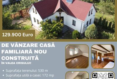 De vânzare casă familiară nou construită în Valea Crisului!