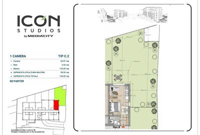 Garsonieră de vânzare în ansamblul ICON Studios - 7