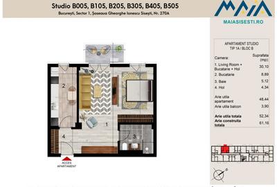 STUDIO BANEASA | SECTOR 1 | LANGA METROU | MAIA | FINISAJE PREMIUM - 11