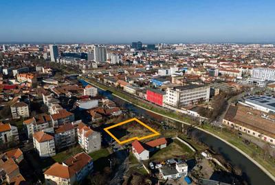 Teren pentru bloc, cu 2 fronturi, Malul Begăi, zona Traian - Timisoara - 1