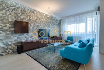 Apartament cu 3 camere semidecomandat, mobilat în Băneasa