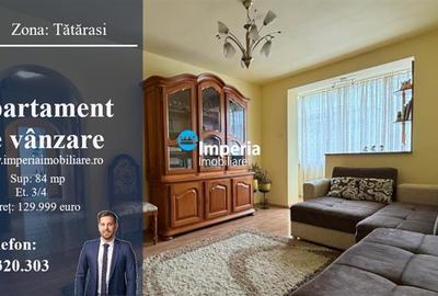 Apartament 4 cam, semi - decomandat, de vanzare zona Tatarasi - Dispecer - 1