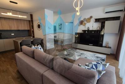 Apartament cu 2 camere semidecomandat, mobilat în Băneasa