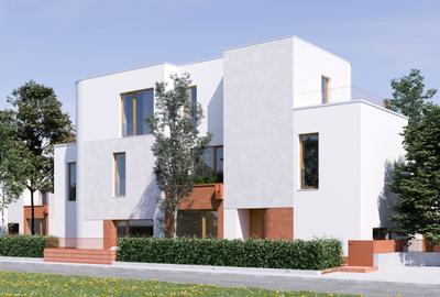 Casă stil mediteranean cu 4 camere în Otopeni, Complex privat cu parc de 700 mp - 1