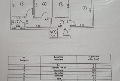 Apartament 3 camere decomandat, zona Obor, etaj 2. - 2