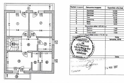 Casa tip duplex, 5 camere, Mogosoaia, P+1+Pod ! - 46