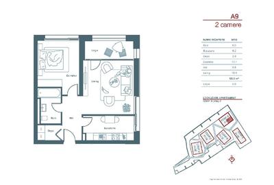 Decomandat, 2 camere in complex rezidential nou - 1