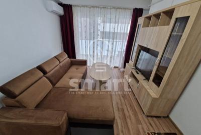 Apartament cu 2 camere semidecomandat, mobilat în Central