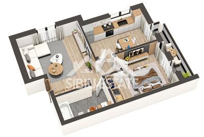 Apartament 2 camere decomandate proiect Premium Ratiu- Selimbar - 9