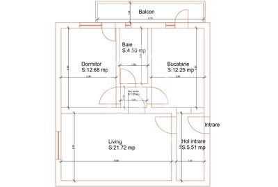 Apartament de vanzate in Sibiu cu 2 camere mobilat, bloc cu lift - 2