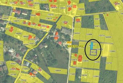 Bucium str Teascului lot 500mp intravilan  utilitati aproape - 2