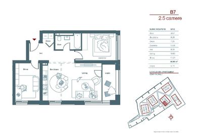 Apartament 3 camere, proiect Ana Residence zona Gara de Est - 7