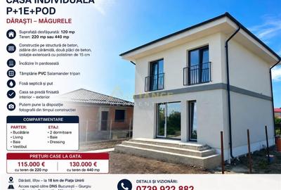 Casa Individuala Darasti Magurele 3 camere 2 bai teren 440 mp - 1
