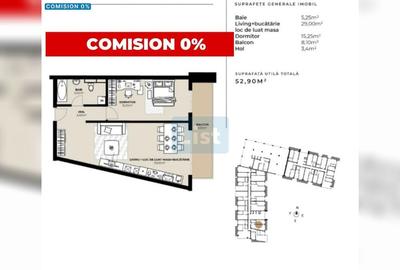 Apartament 2 camere Marasti cu parcare subterana - 1