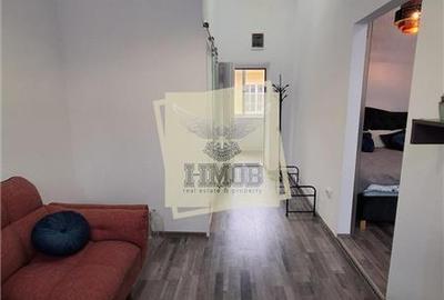 Apartament cu 2 camere semidecomandat, mobilat în Central