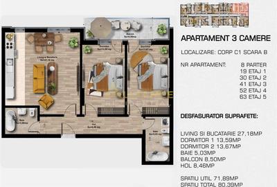 3 camere, 2 bai - Complex rezidential modern - confort, calitate si acces rapid - 5