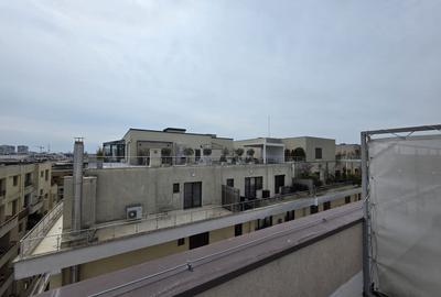 Penthouse cu 5 camere semidecomandat, mobilat în Șoseaua Nordului