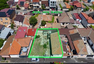 Teren 339 mp, orientare Sud | Deschidere 17,69 m | Str Dobrogei nr. 42 - 2