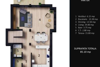 VILA MEDITERANEANA INDIVIDUALA IN MINICOMPLEX DE 5 VILE - 19