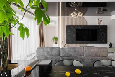 Apartament cu 2 camere semidecomandat, mobilat în Central