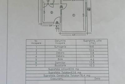 ULTRACENTRAL - 2cam, 1A, dec, p/7, 64mp utili, bl.'92 - 78000 euro