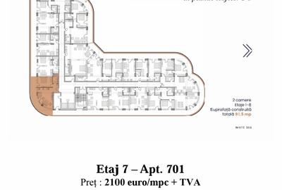 Apartament - Etaj 7 - Complex Rezidențial WHITE SEA - Navodari - 6