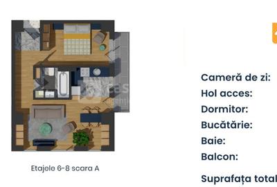 PROIECT NOU | apartament 2 camere LA CHEIE | Pacurari - Alpha Bank - 11