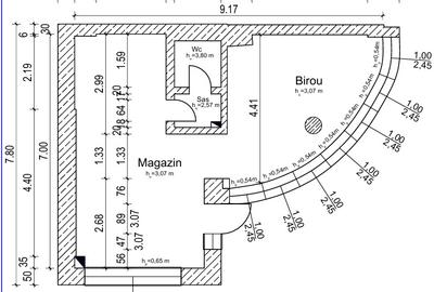 Spatiu comercial  de inchiriat 50 mp zona ,  Centru Piata Cipariu - 7