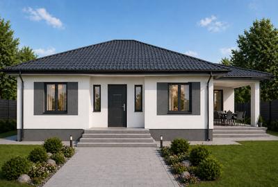 Casa parter, 3 dormitoare, 2 bai, CT+beci, living - 1