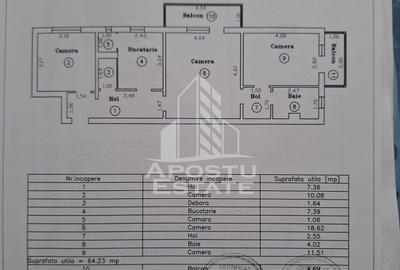 Apartament cu 3 camere, de vanzare, zona Kiriac, Timisoara - 13