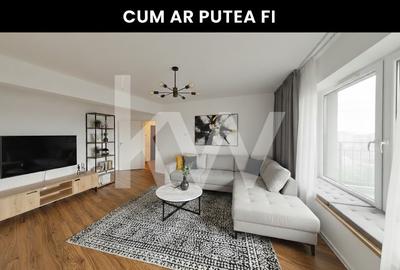 Apartament cu 2 camere decomandat în Tractorul