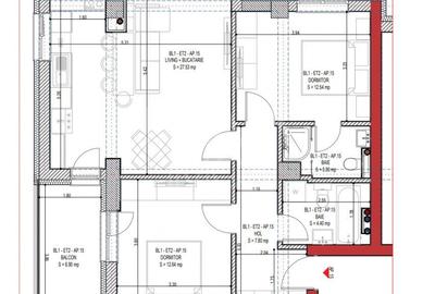 Apartament 3 camere, etaj intermediar, ansamblu nou Calea Surii Mici - 13
