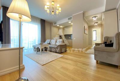 Apartament cu 3 camere decomandat, mobilat în Herăstrău