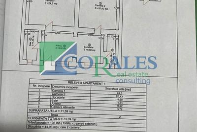 Zona Balcescu | Apartament 2 camere | Model spatios 71.59 utili - 13